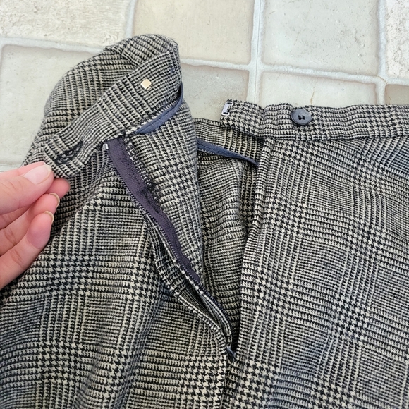 Vintage Mark Shale Wool Skirt With Pockets Size 8 - Picture 4 of 9